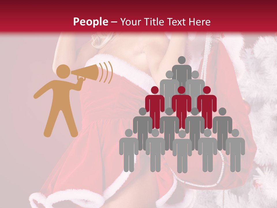 People One Ornament PowerPoint Template
