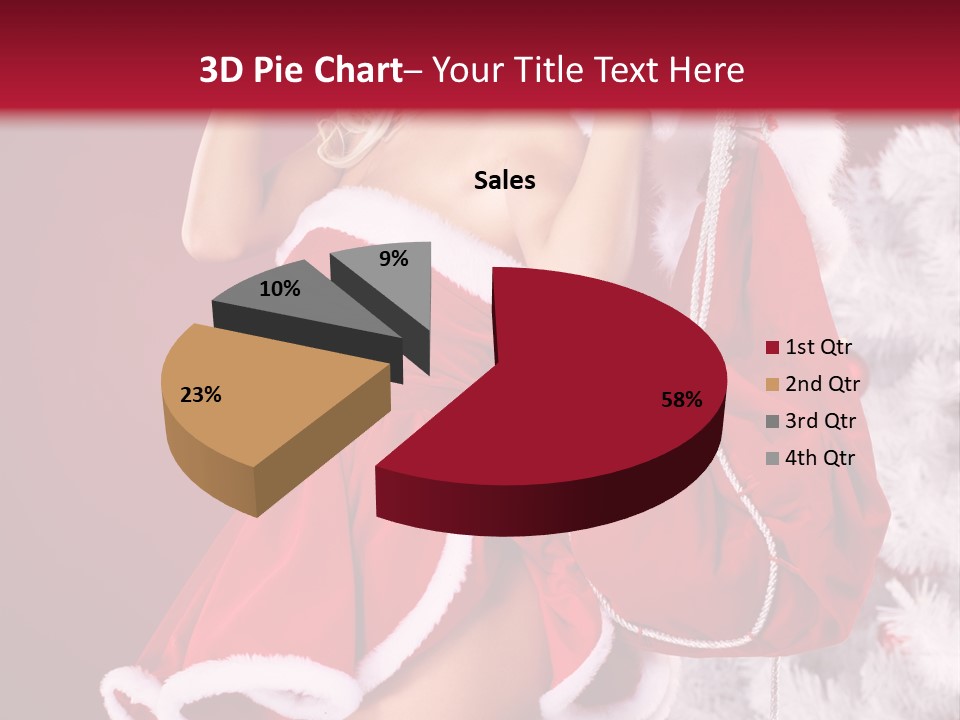 People One Ornament PowerPoint Template