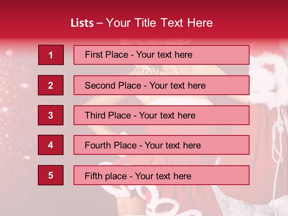 One Enjoy Santa PowerPoint Template