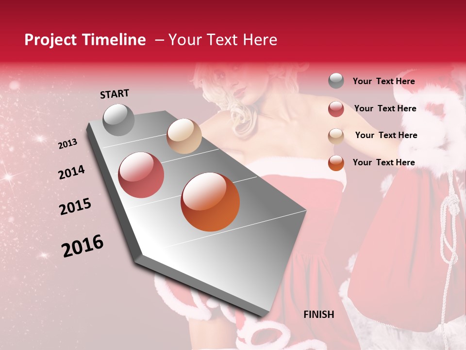One Enjoy Santa PowerPoint Template