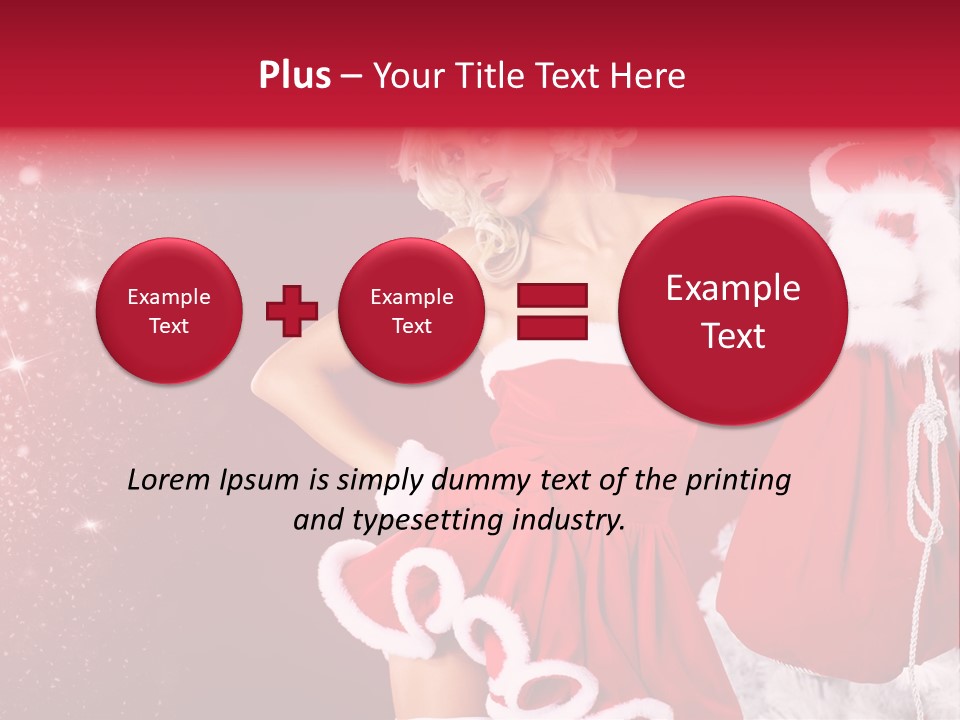 One Enjoy Santa PowerPoint Template