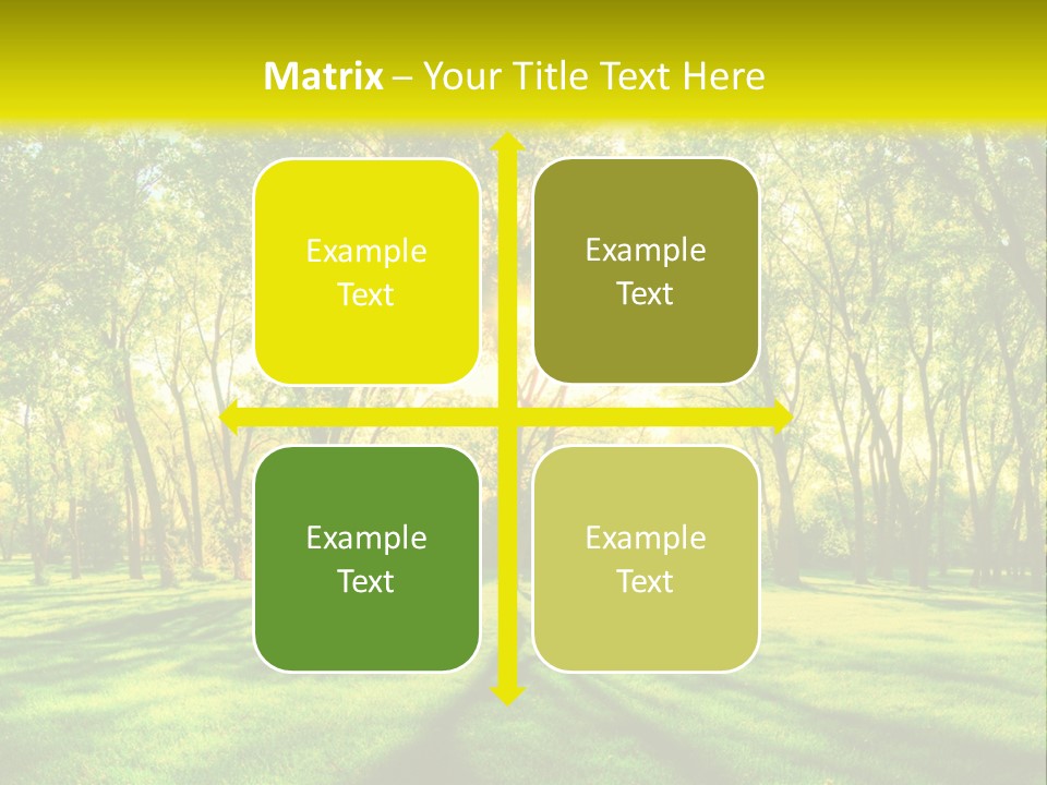 Spirituality Landscape Forest PowerPoint Template
