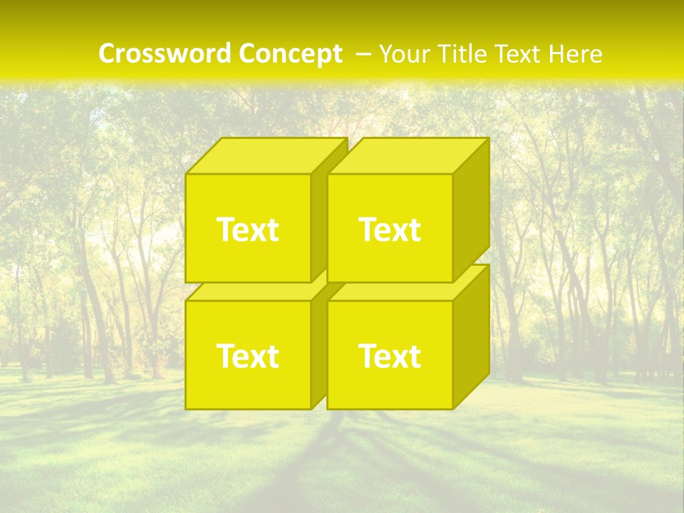 Spirituality Landscape Forest PowerPoint Template