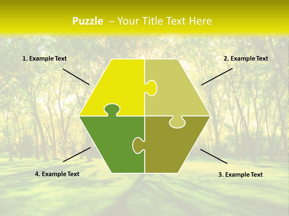 Spirituality Landscape Forest PowerPoint Template