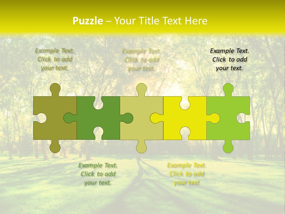 Spirituality Landscape Forest PowerPoint Template