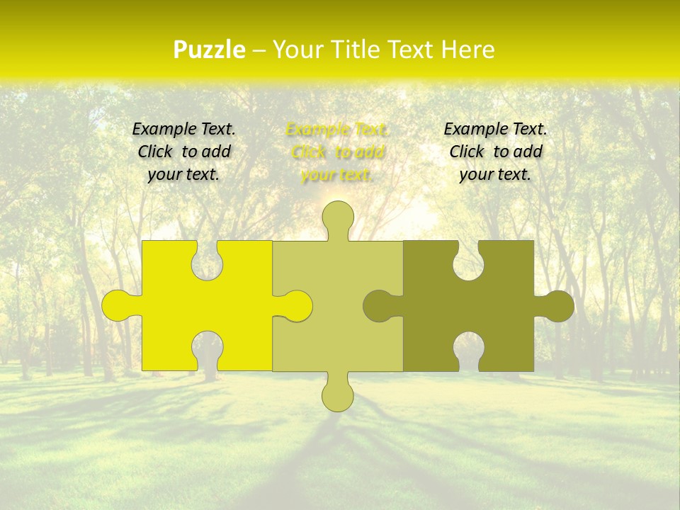 Spirituality Landscape Forest PowerPoint Template