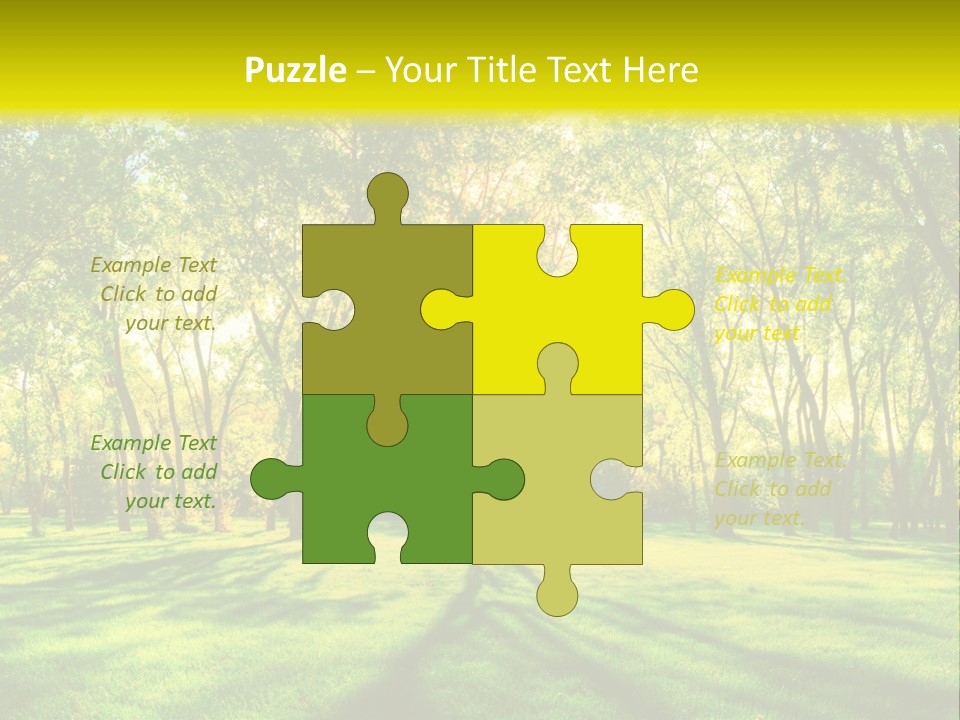 Spirituality Landscape Forest PowerPoint Template