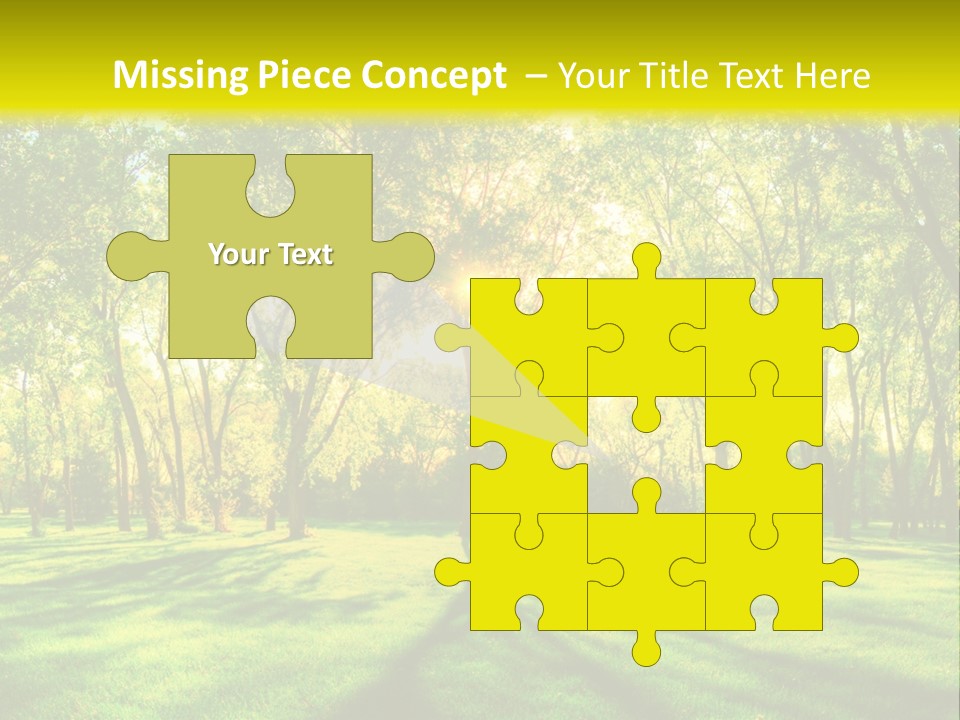 Spirituality Landscape Forest PowerPoint Template