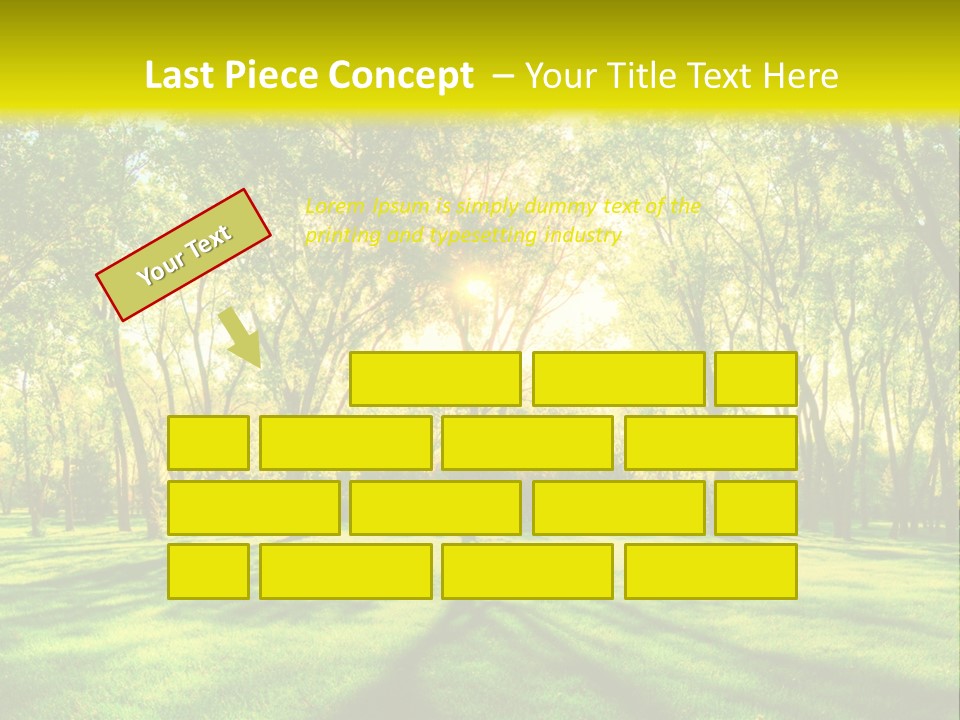 Spirituality Landscape Forest PowerPoint Template