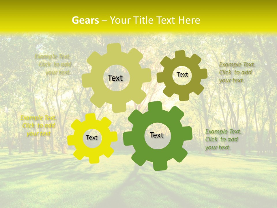 Spirituality Landscape Forest PowerPoint Template