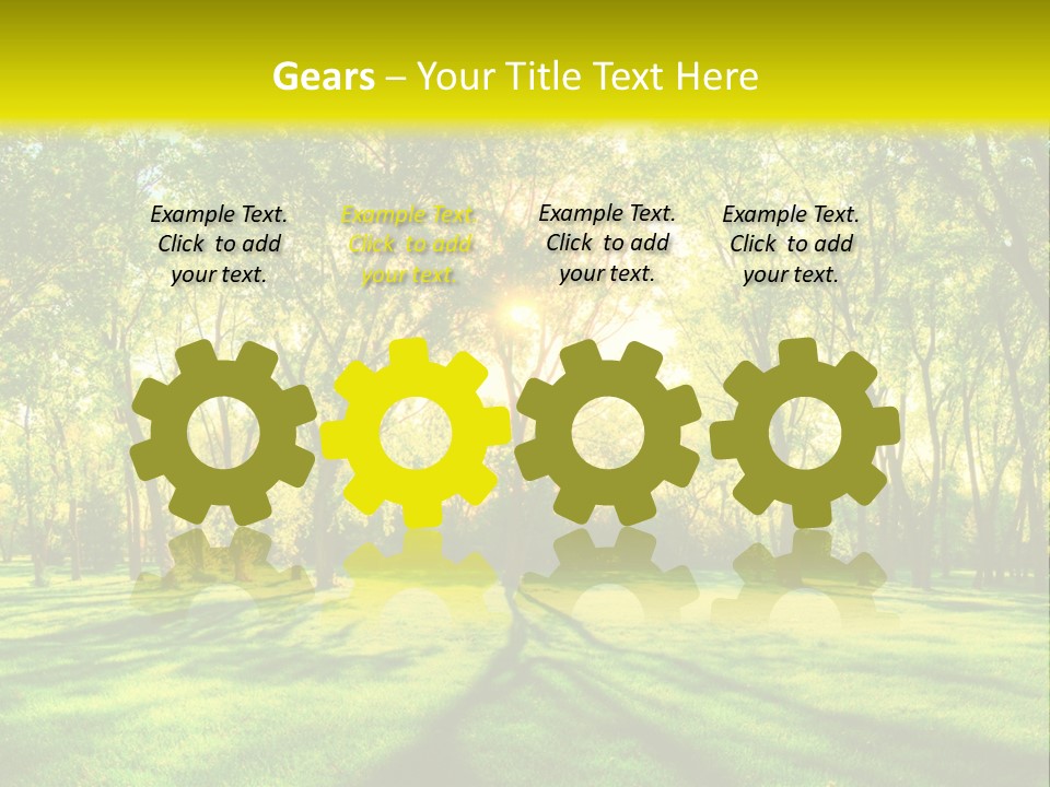 Spirituality Landscape Forest PowerPoint Template