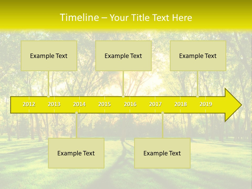 Spirituality Landscape Forest PowerPoint Template