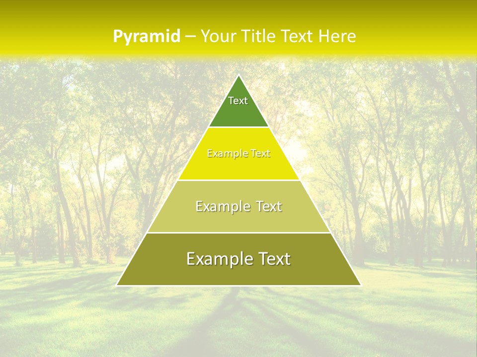 Spirituality Landscape Forest PowerPoint Template