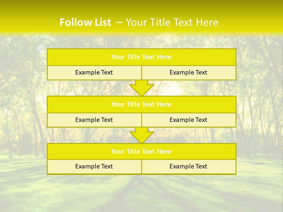 Spirituality Landscape Forest PowerPoint Template