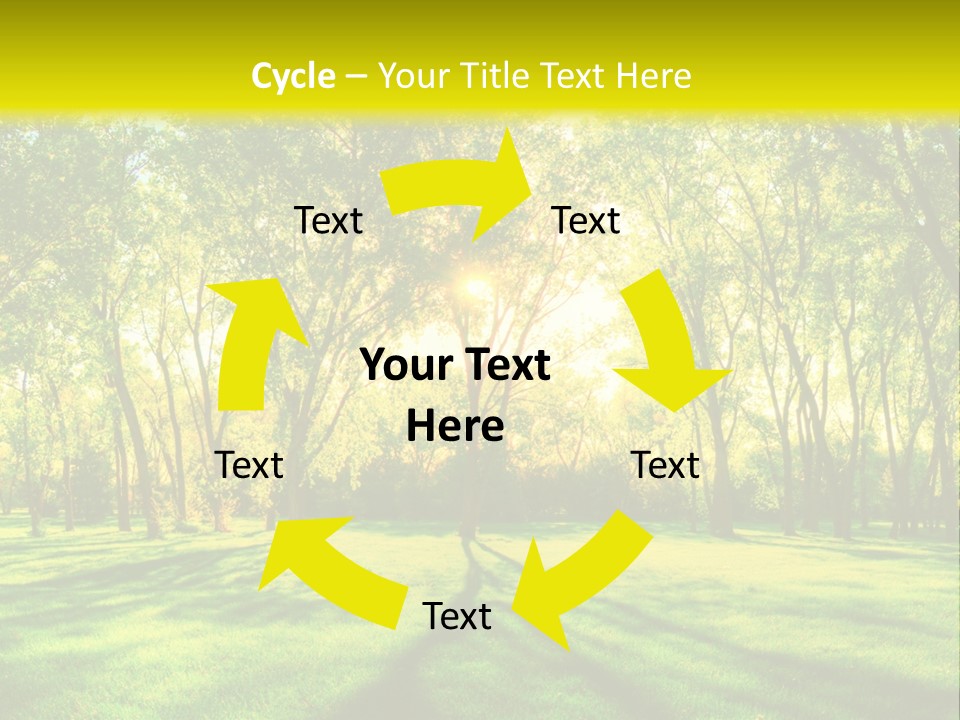 Spirituality Landscape Forest PowerPoint Template