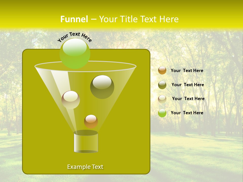 Spirituality Landscape Forest PowerPoint Template