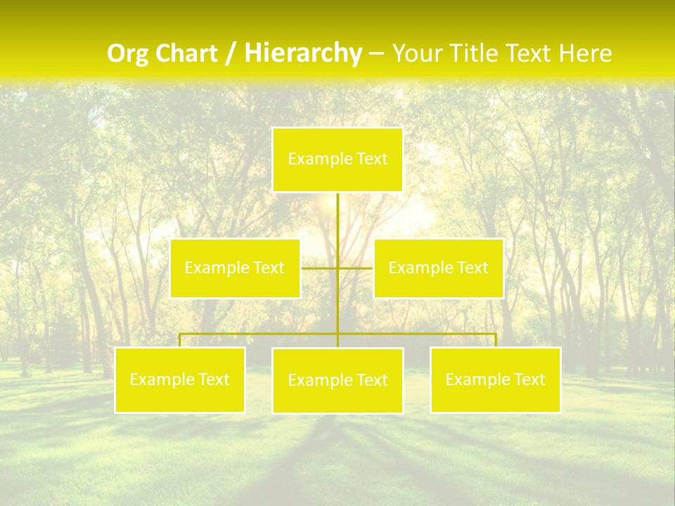 Spirituality Landscape Forest PowerPoint Template