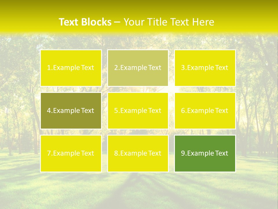 Spirituality Landscape Forest PowerPoint Template