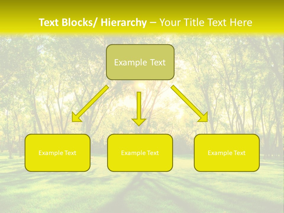 Spirituality Landscape Forest PowerPoint Template