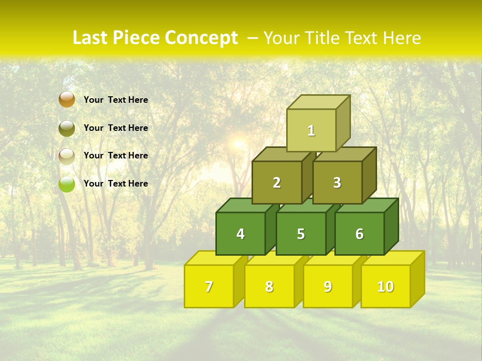 Spirituality Landscape Forest PowerPoint Template