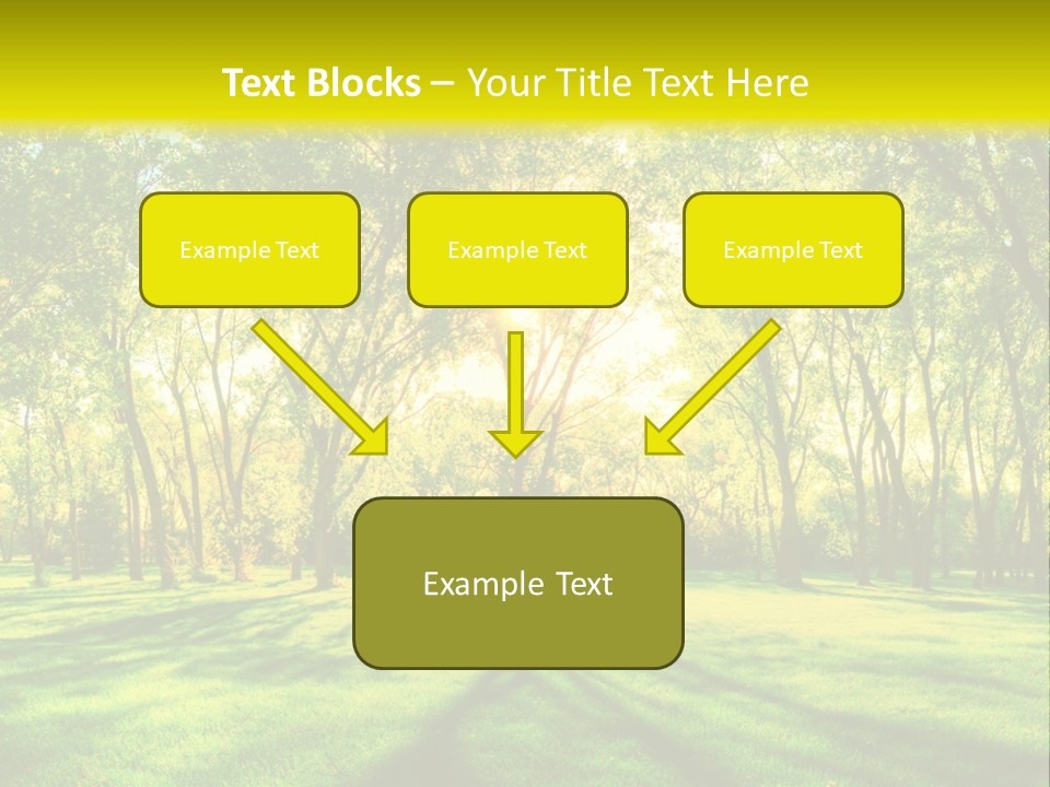 Spirituality Landscape Forest PowerPoint Template
