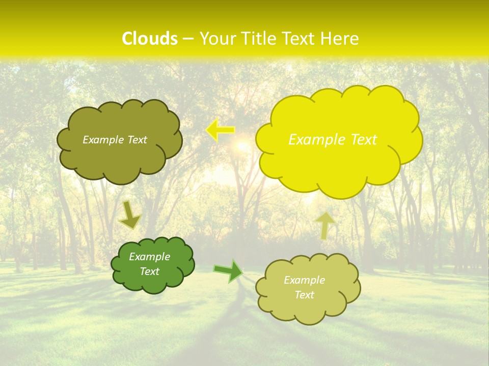 Spirituality Landscape Forest PowerPoint Template