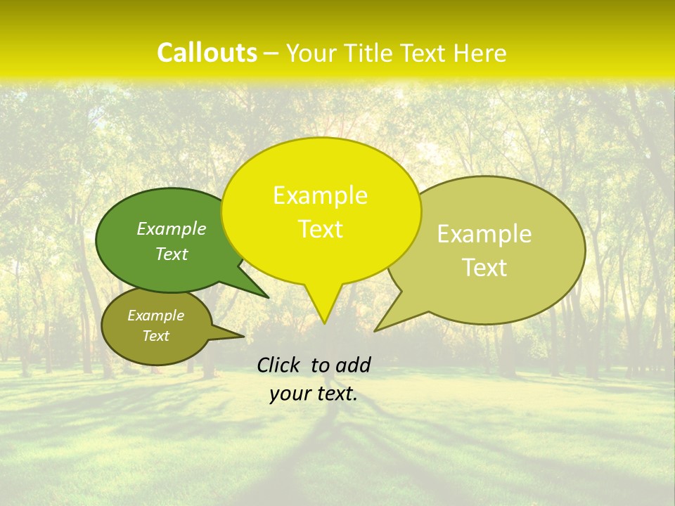 Spirituality Landscape Forest PowerPoint Template