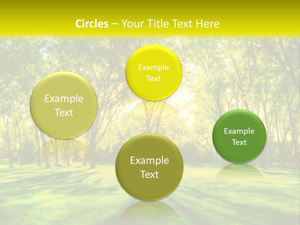 Spirituality Landscape Forest PowerPoint Template