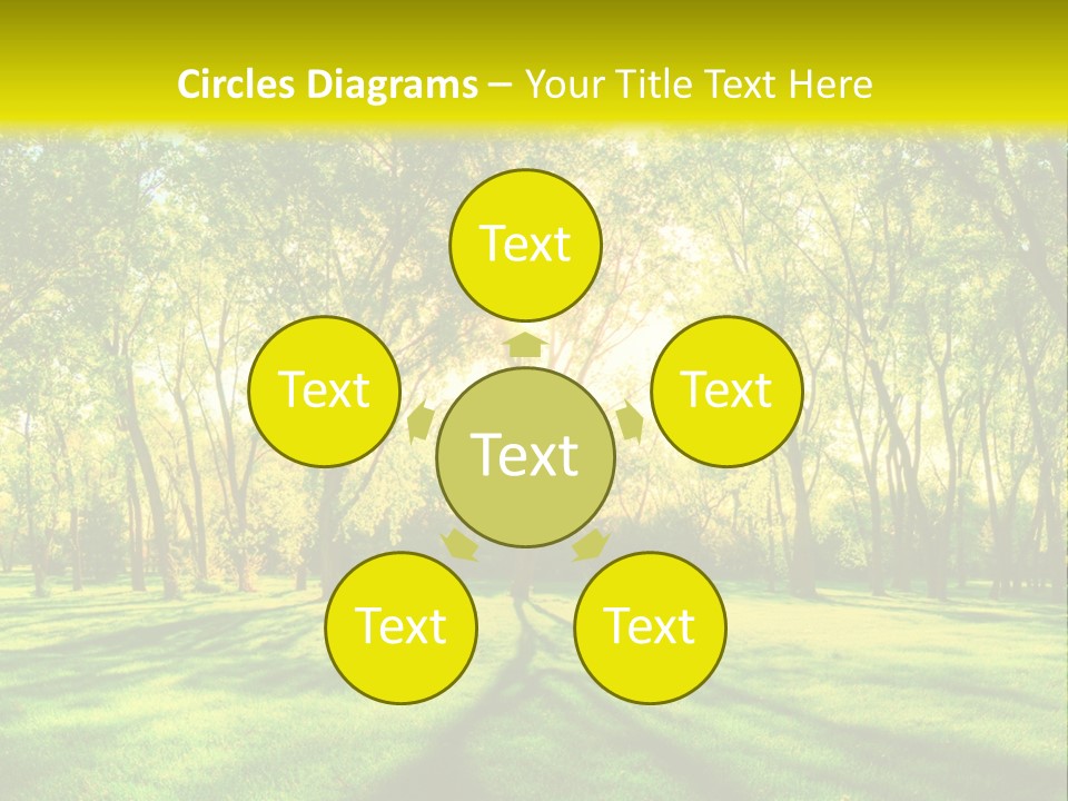 Spirituality Landscape Forest PowerPoint Template