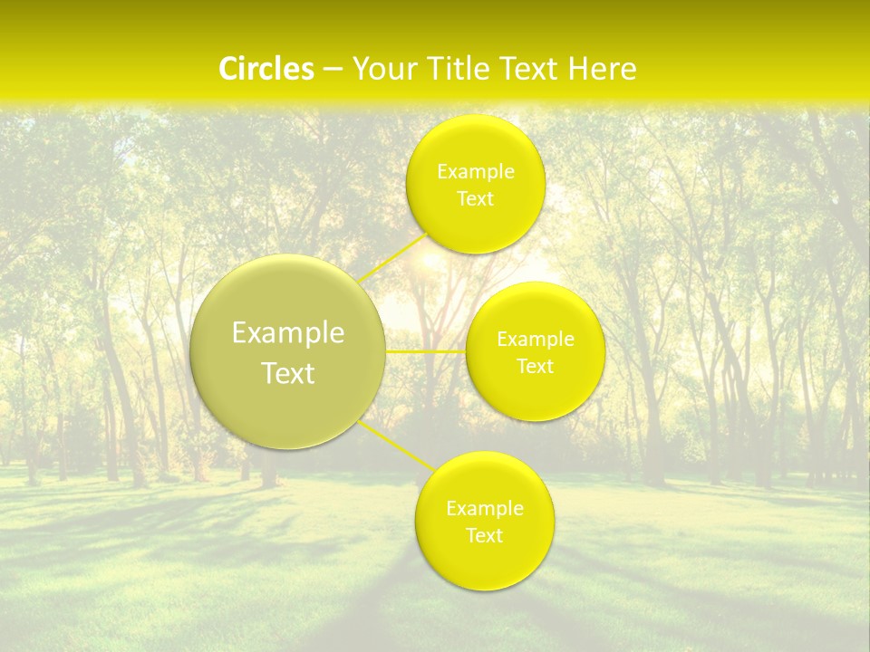 Spirituality Landscape Forest PowerPoint Template