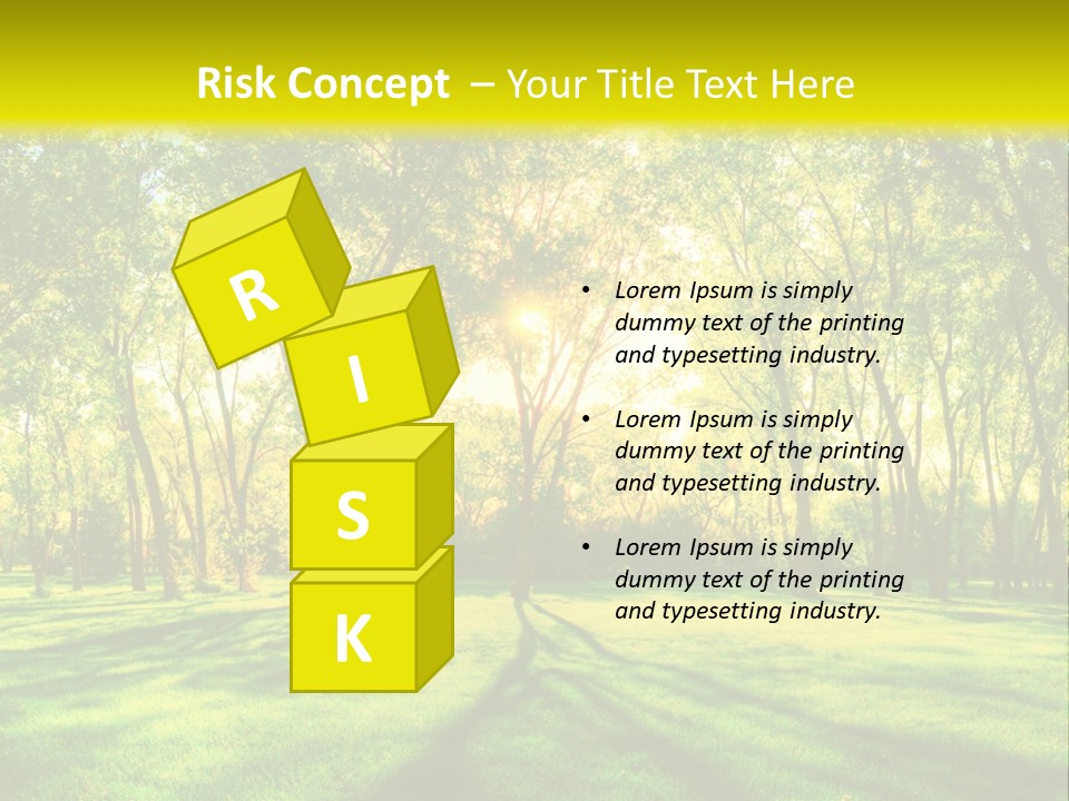 Spirituality Landscape Forest PowerPoint Template
