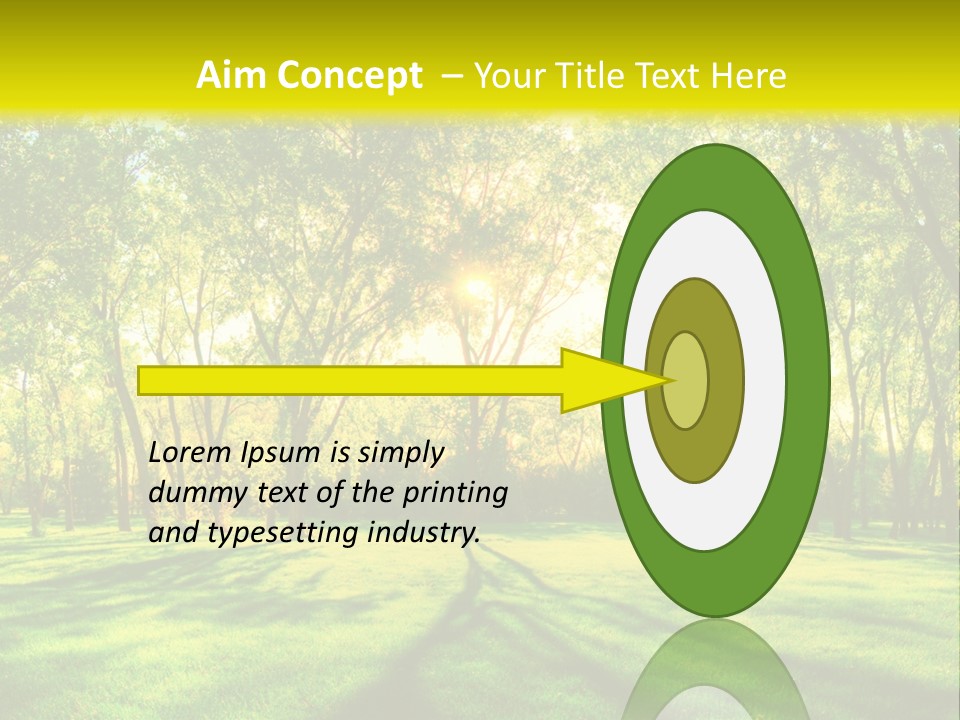 Spirituality Landscape Forest PowerPoint Template