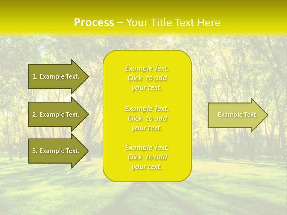Spirituality Landscape Forest PowerPoint Template