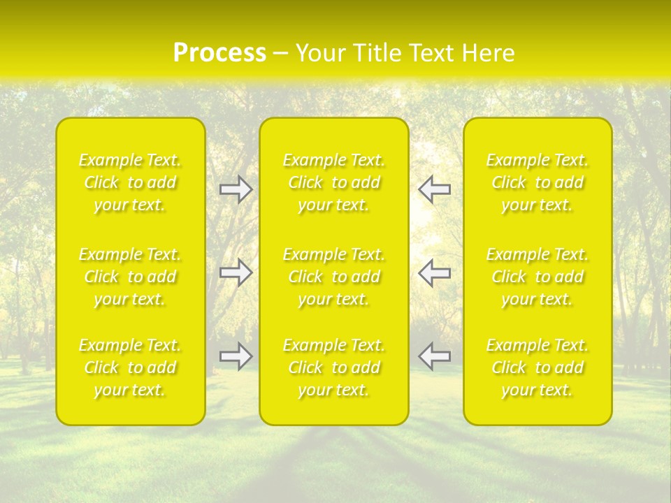 Spirituality Landscape Forest PowerPoint Template