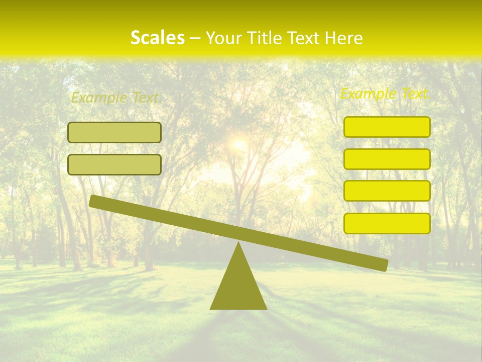 Spirituality Landscape Forest PowerPoint Template