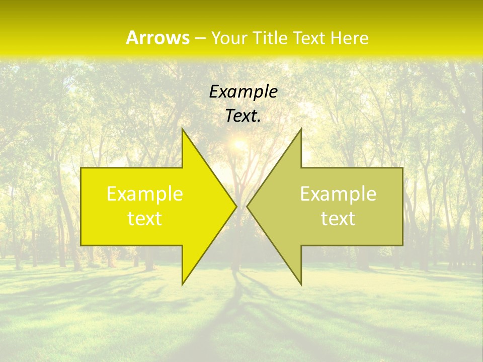 Spirituality Landscape Forest PowerPoint Template