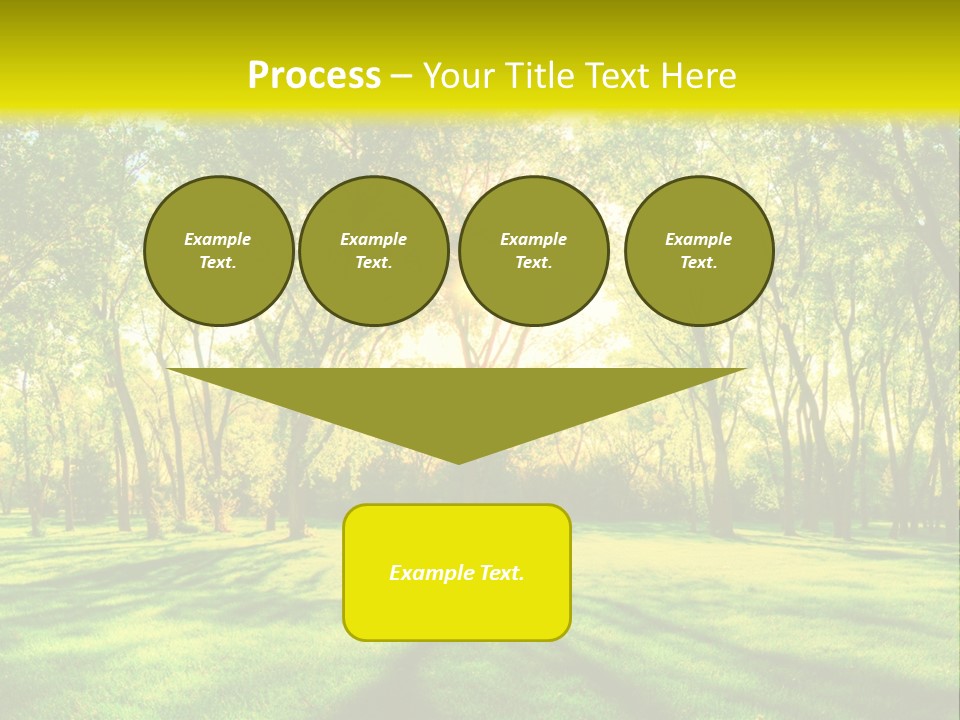 Spirituality Landscape Forest PowerPoint Template
