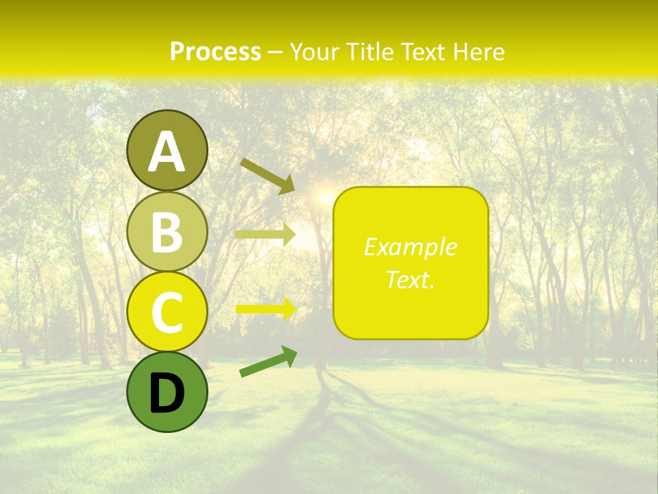 Spirituality Landscape Forest PowerPoint Template