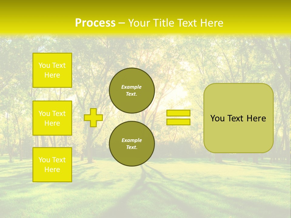 Spirituality Landscape Forest PowerPoint Template
