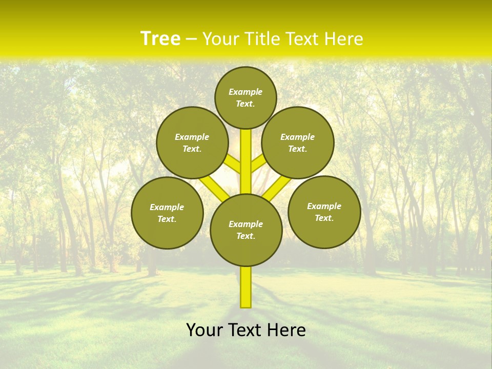 Spirituality Landscape Forest PowerPoint Template
