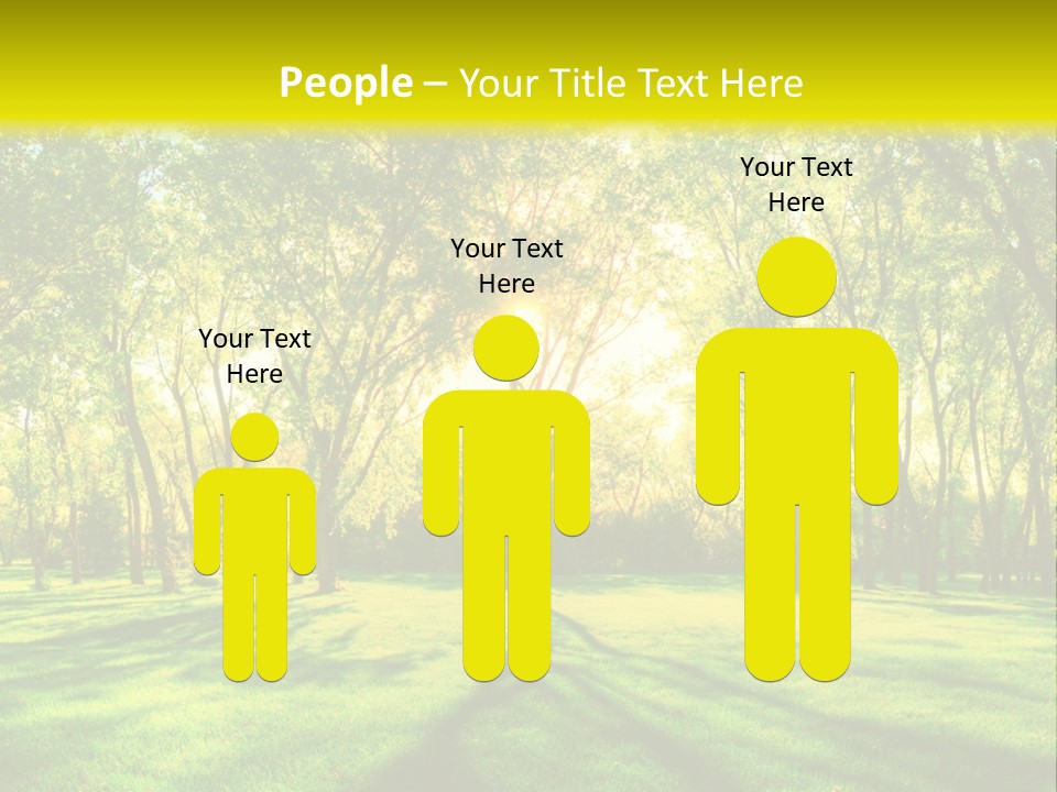 Spirituality Landscape Forest PowerPoint Template