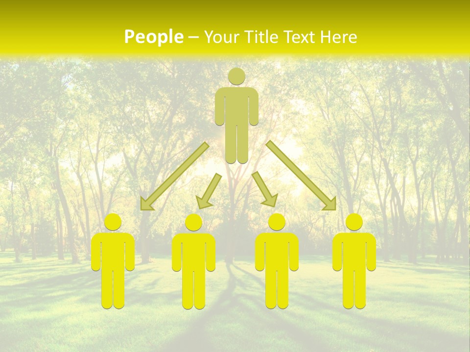 Spirituality Landscape Forest PowerPoint Template