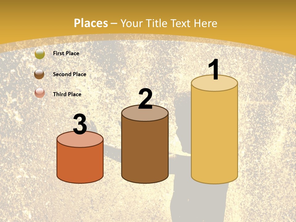 Backlit Fountain Summer PowerPoint Template