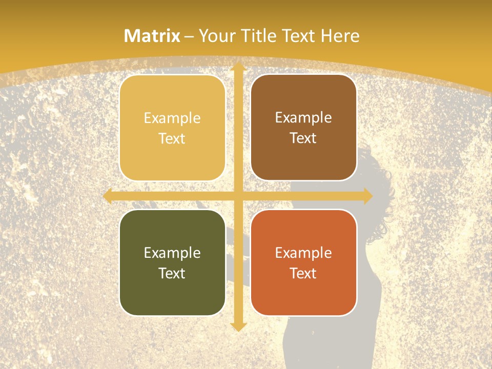 Backlit Fountain Summer PowerPoint Template