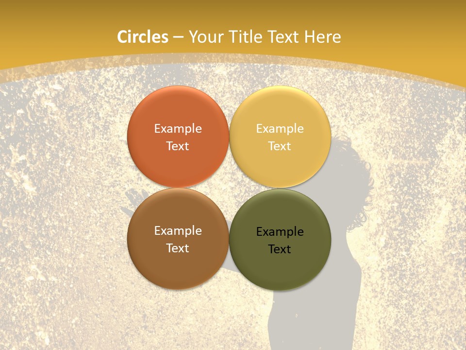 Backlit Fountain Summer PowerPoint Template