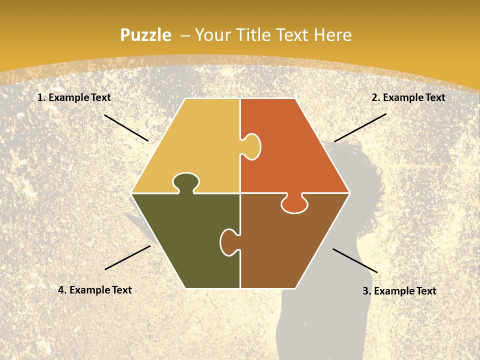 Backlit Fountain Summer PowerPoint Template