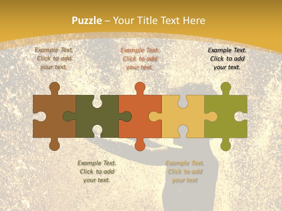 Backlit Fountain Summer PowerPoint Template