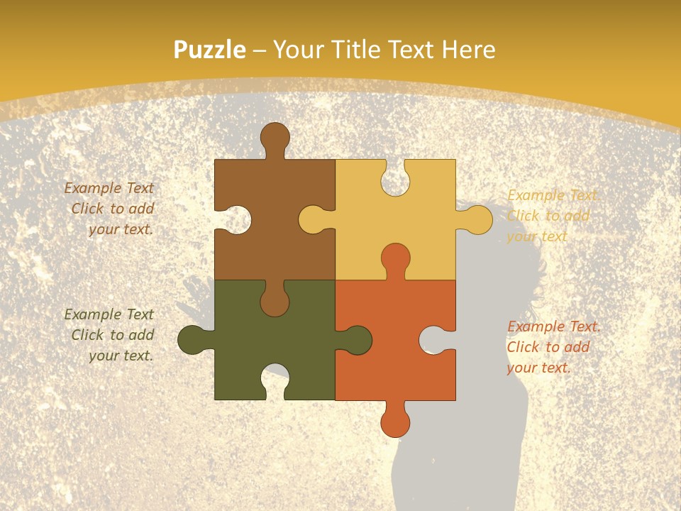 Backlit Fountain Summer PowerPoint Template