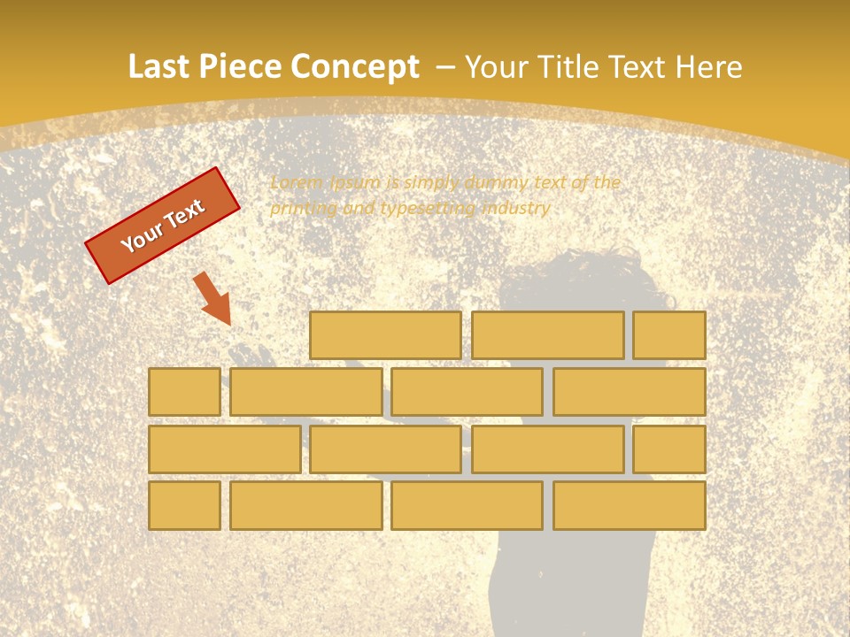 Backlit Fountain Summer PowerPoint Template