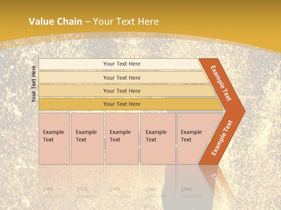 Backlit Fountain Summer PowerPoint Template